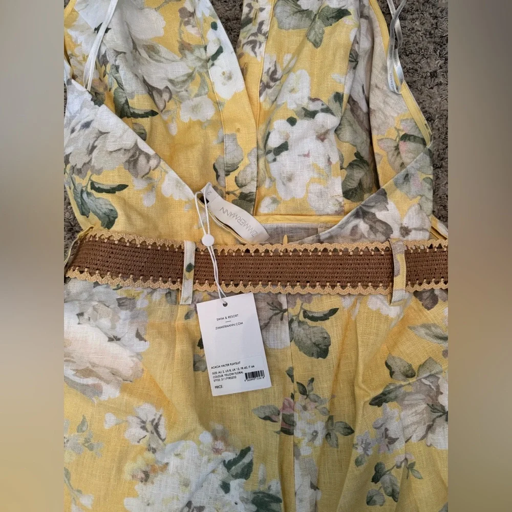 ZIMMERMANN Acacia Halter Playsuit - Picture 6 of 7